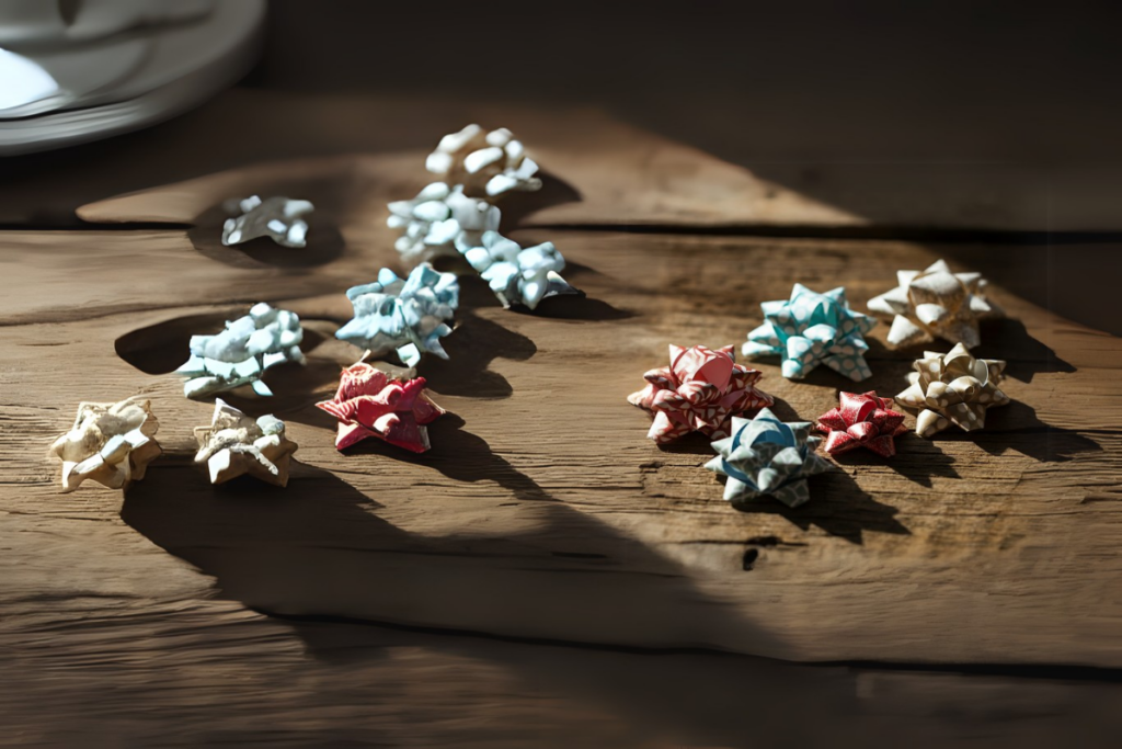 wrapping paper bows